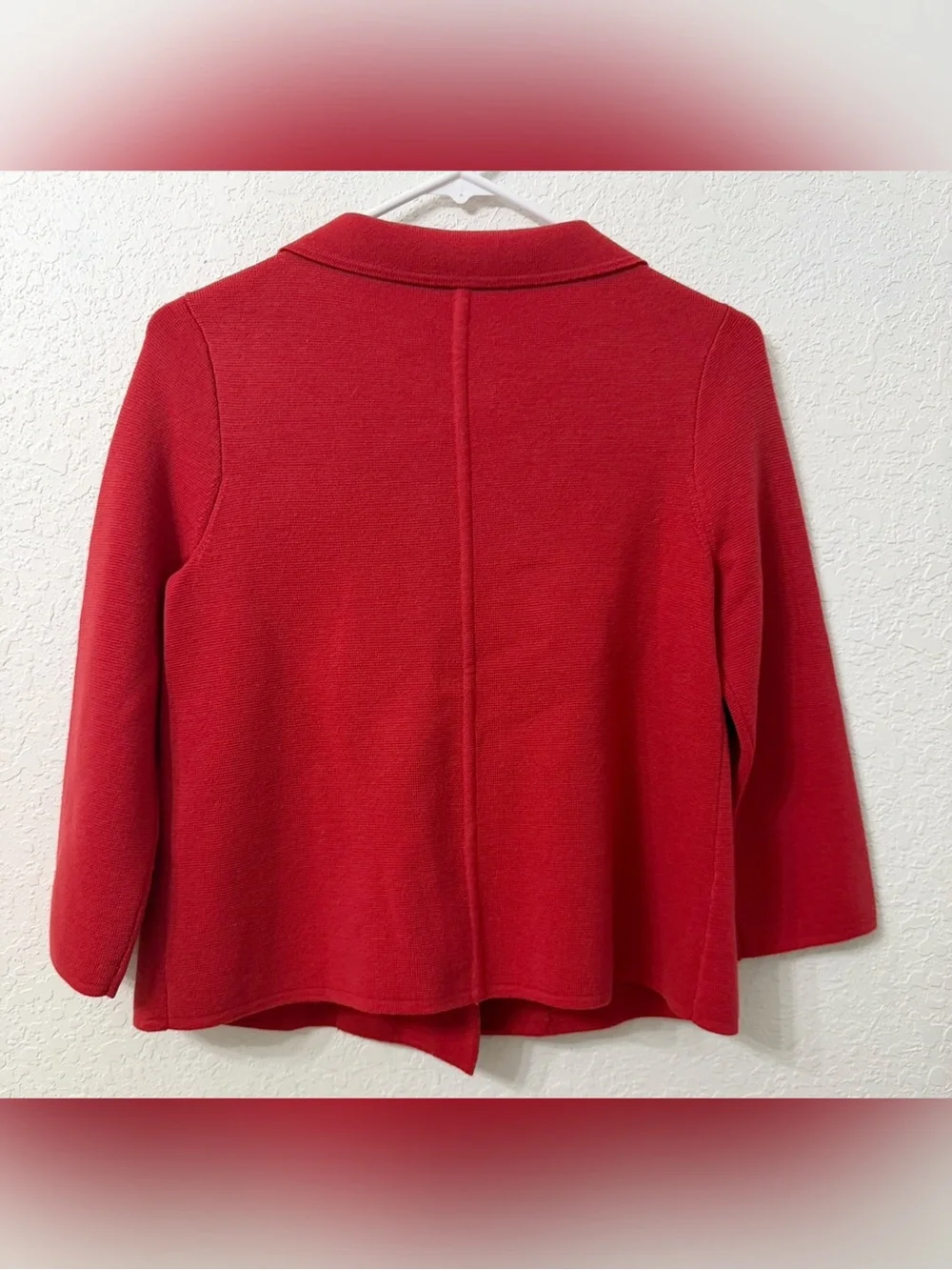 J. Crew Candace Knit Double-Breasted Wool Blend Jacket Blazer Cardigan Size S